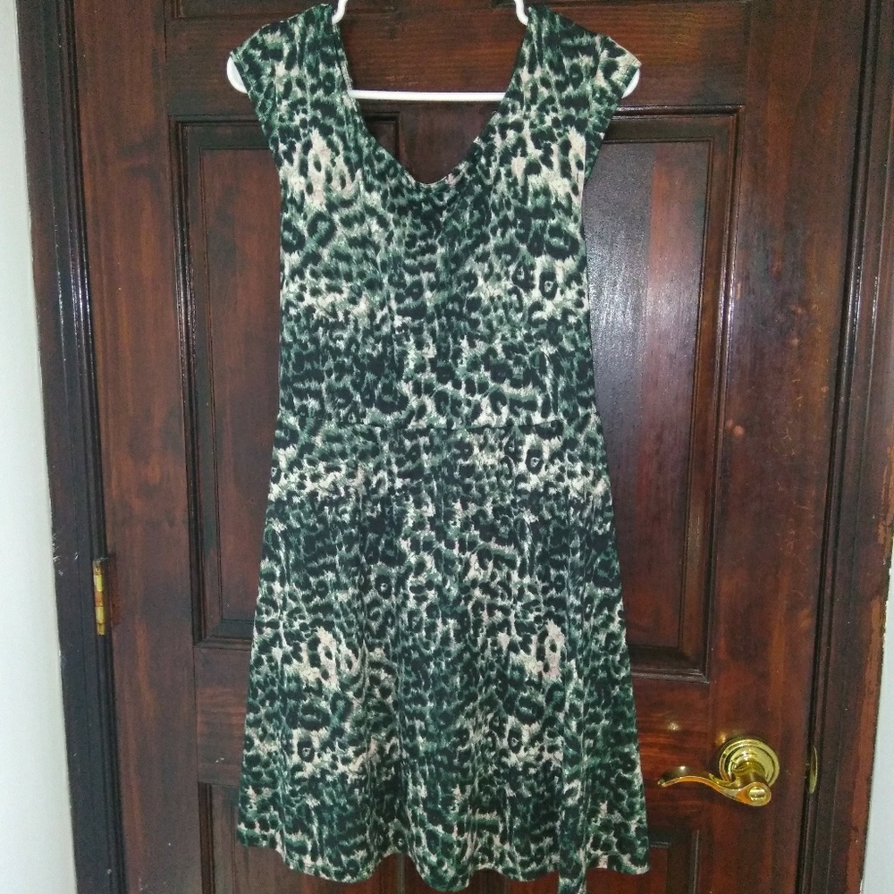 Animal print dress